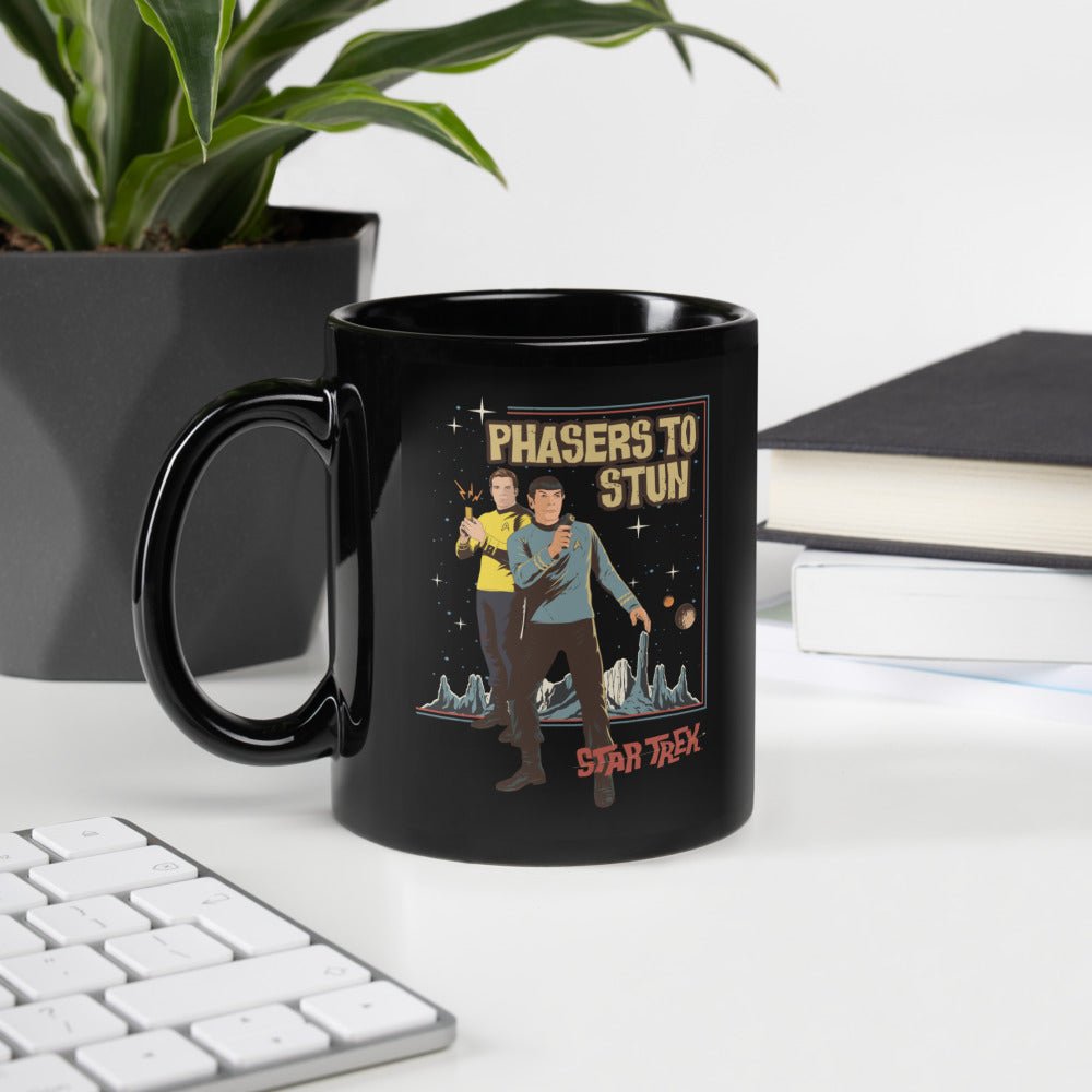 Star Trek: The Original Series Phasers To Stun Black Mug - Paramount Shop