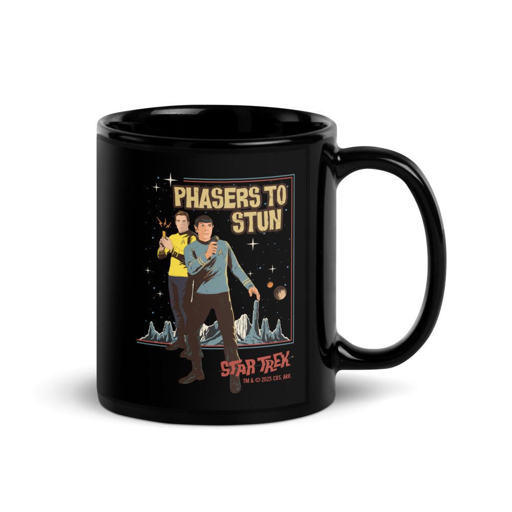 Star Trek: The Original Series Phasers To Stun Black Mug - Paramount Shop