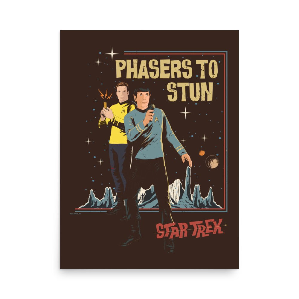 Star Trek: The Original Series Phasers To Stun Premium Poster - Paramount Shop