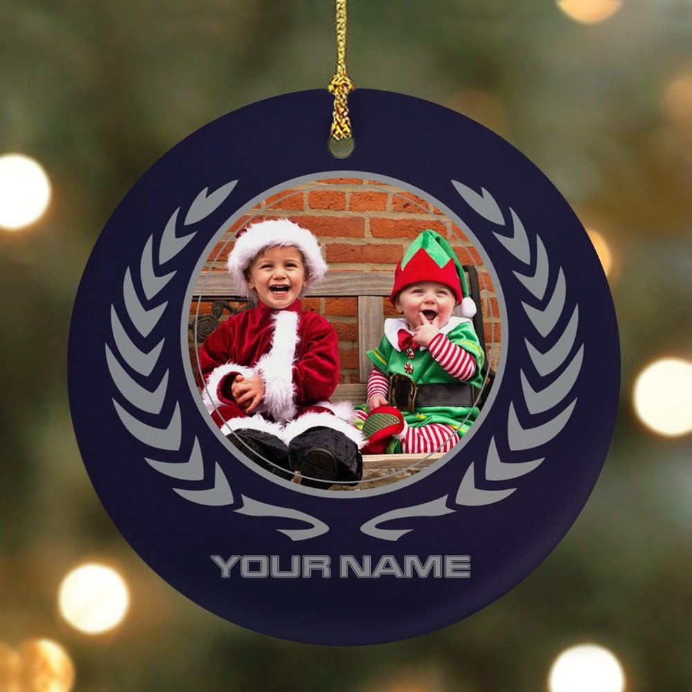 Star Trek: The Original Series Starfleet Academy Alumni Personalized Double - Sided Ornament - Paramount Shop