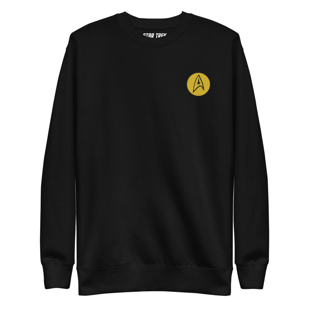 Star Trek: The Original Series Sweatshirt Embroidered Command Badge - Paramount Shop