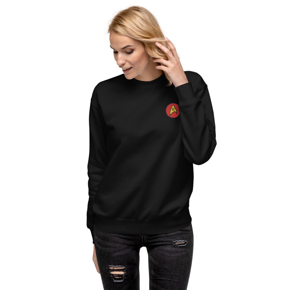 Star Trek: The Original Series Sweatshirt Embroidered Operations Badge - Paramount Shop
