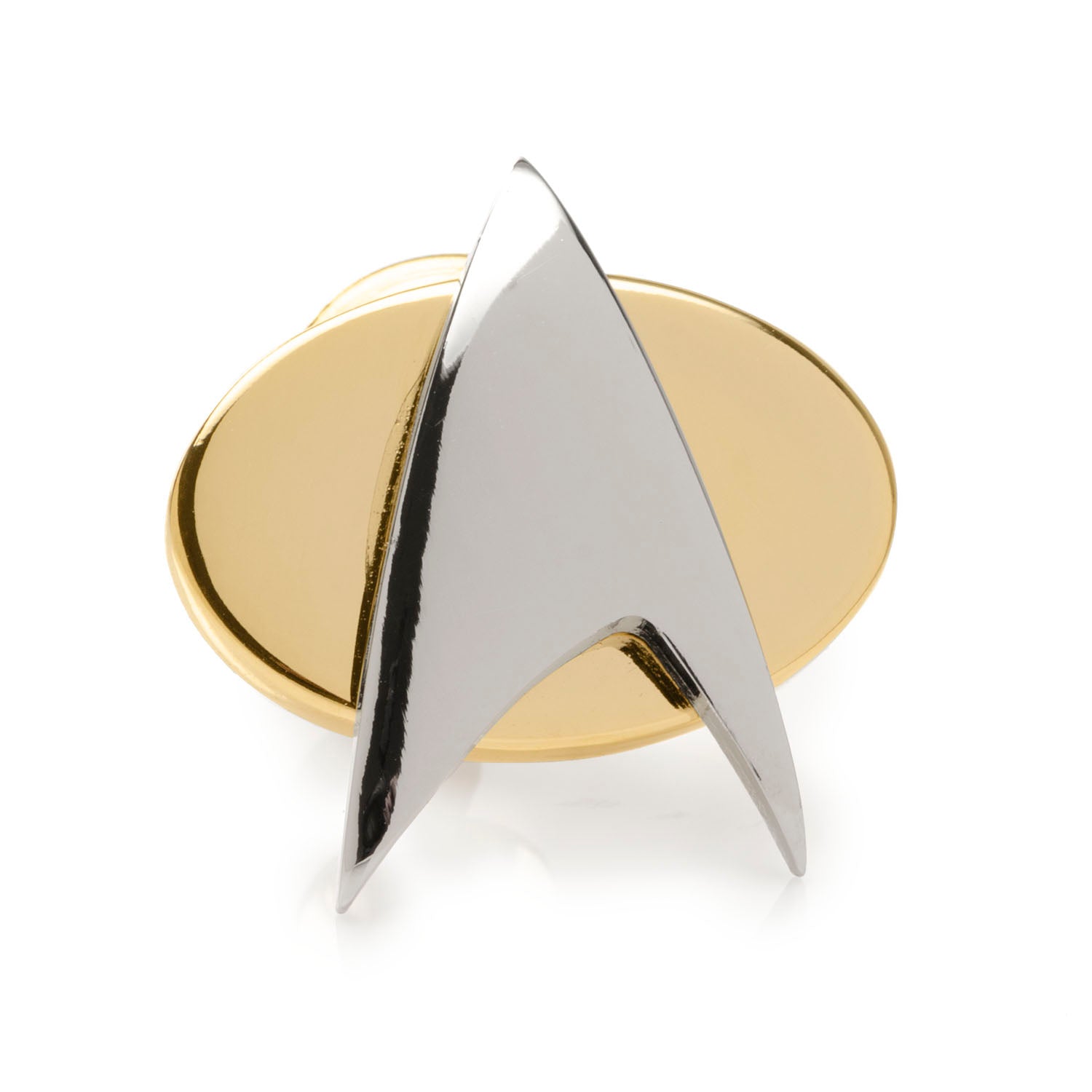 Star Trek Two Tone Delta Shield Lapel Pin – Paramount Shop
