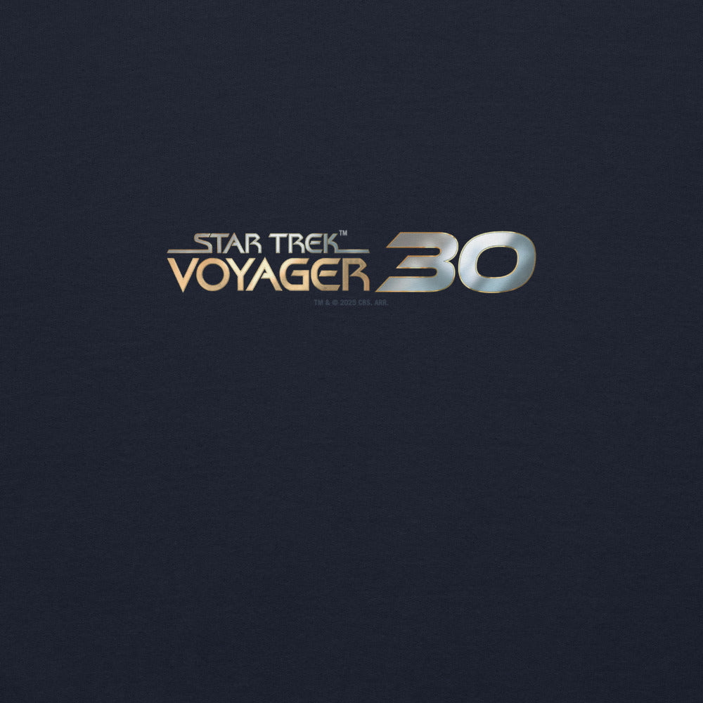 Star Trek: Voyager 30th Anniversary Logo Unisex Hoodie - Paramount Shop