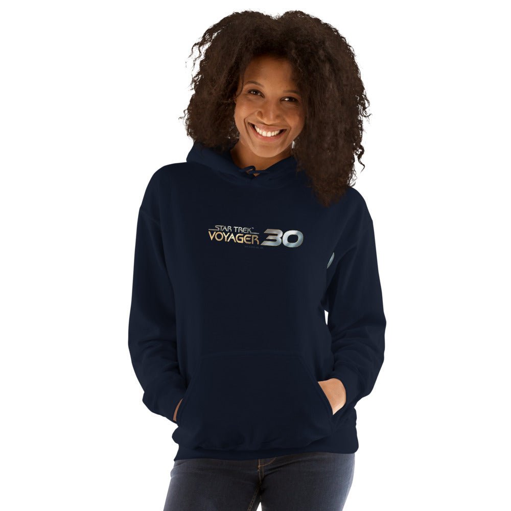 Star Trek: Voyager 30th Anniversary Logo Unisex Hoodie - Paramount Shop