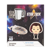 Star Trek: Voyager Janeway Limited Edition 3 Pin Set - Paramount Shop