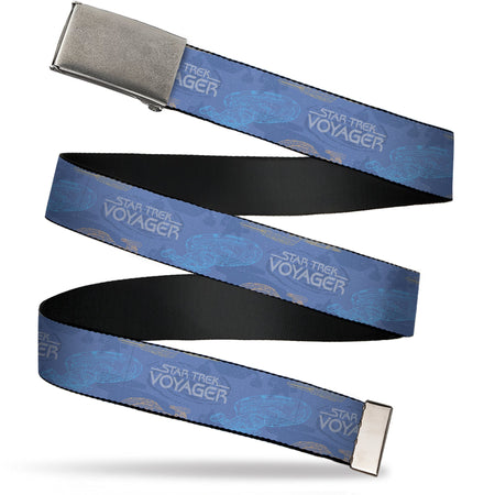 Star Trek: Voyager Starfleet Space Logo Matte Buckle Web Belt - Paramount Shop