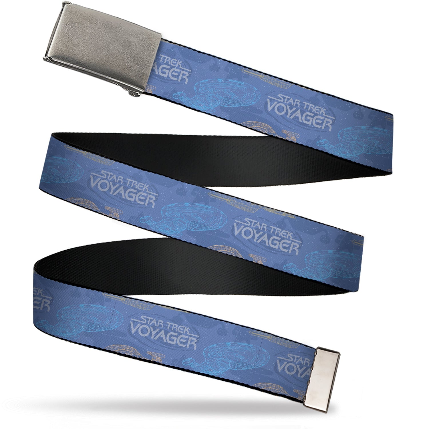Star Trek: Voyager Starfleet Space Logo Matte Buckle Web Belt - Paramount Shop
