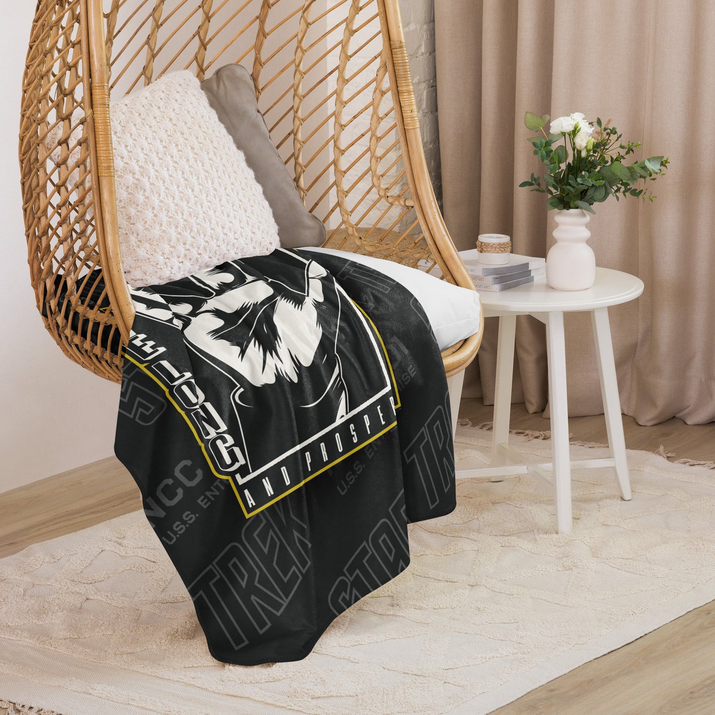 Star Trek: The Original Series Sherpa Blanket Live Long And Prosper