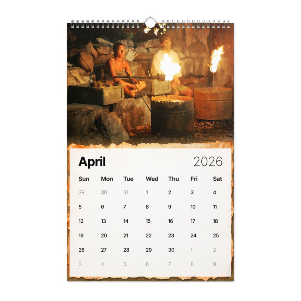 Survivor 2026 Wall Calendar - Paramount Shop