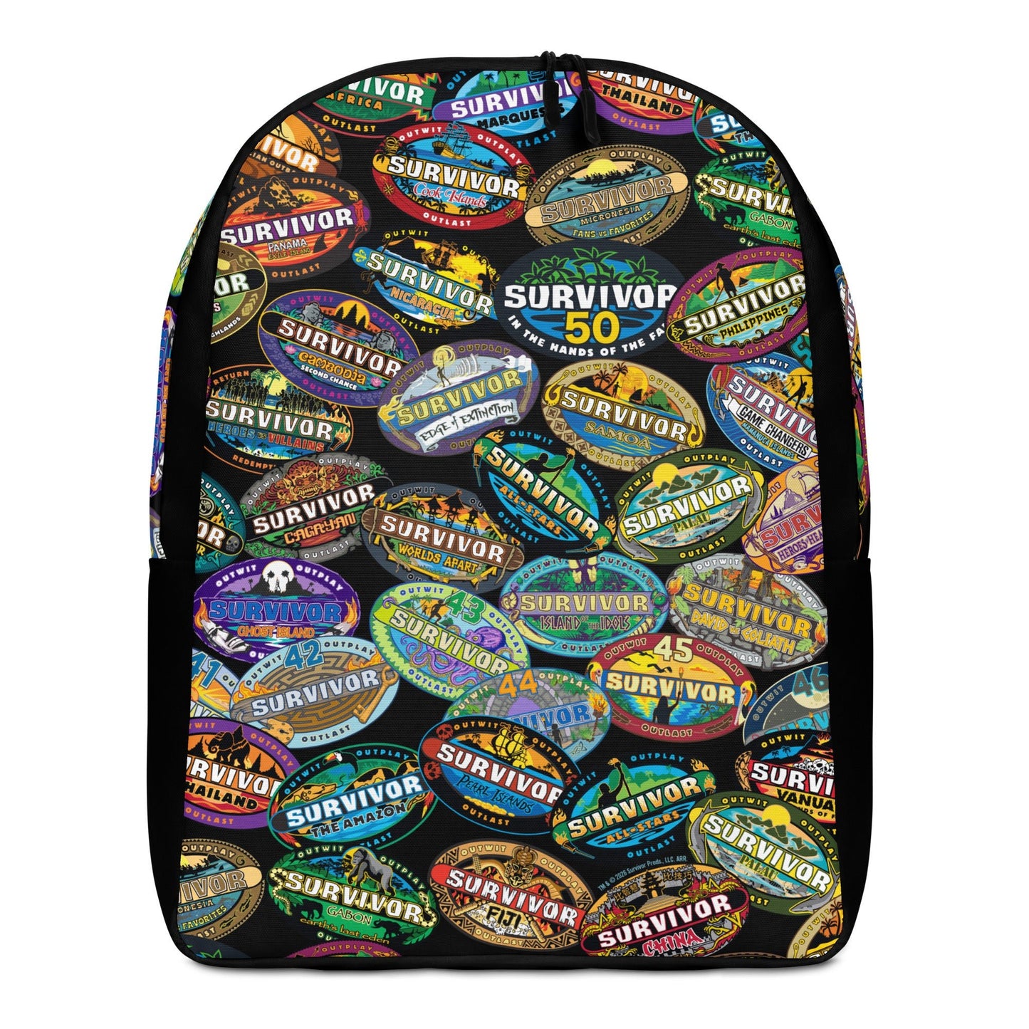 Survivor Backpack 50 Seasons Logos - Paramount Shop