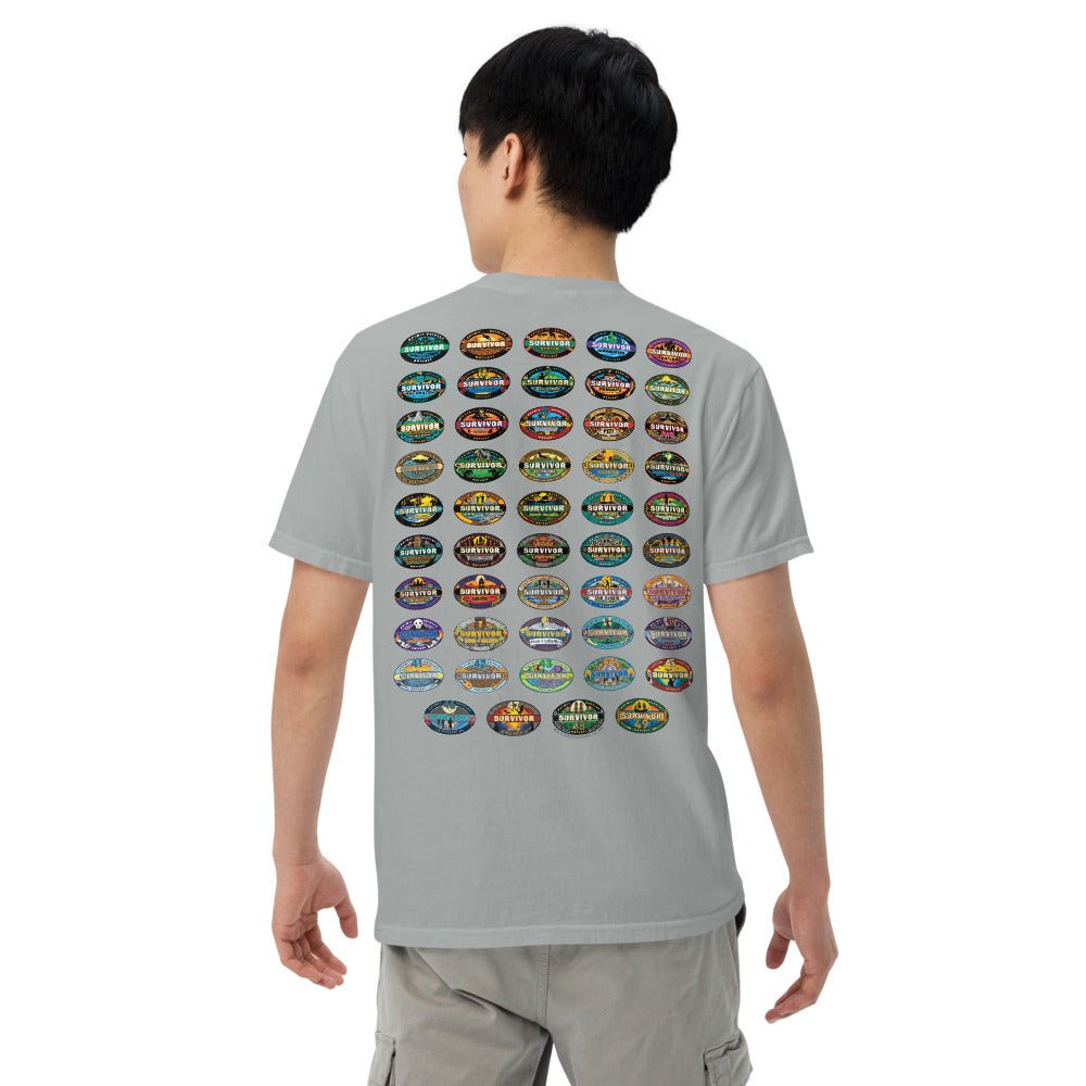 Survivor Comfort Colors T-Shirt 50 Seasons Logo - Paramount Shop