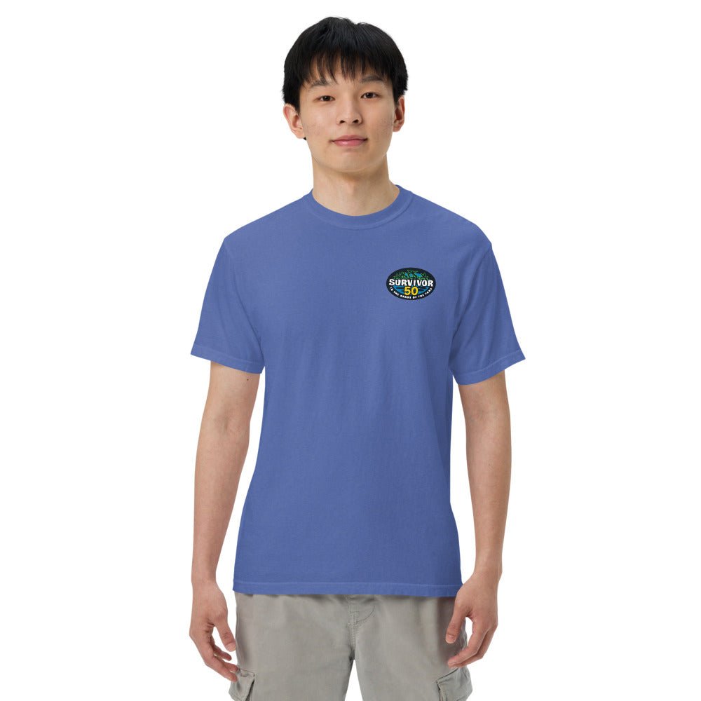 Survivor Comfort Colors T-Shirt 50 Seasons Logo - Paramount Shop