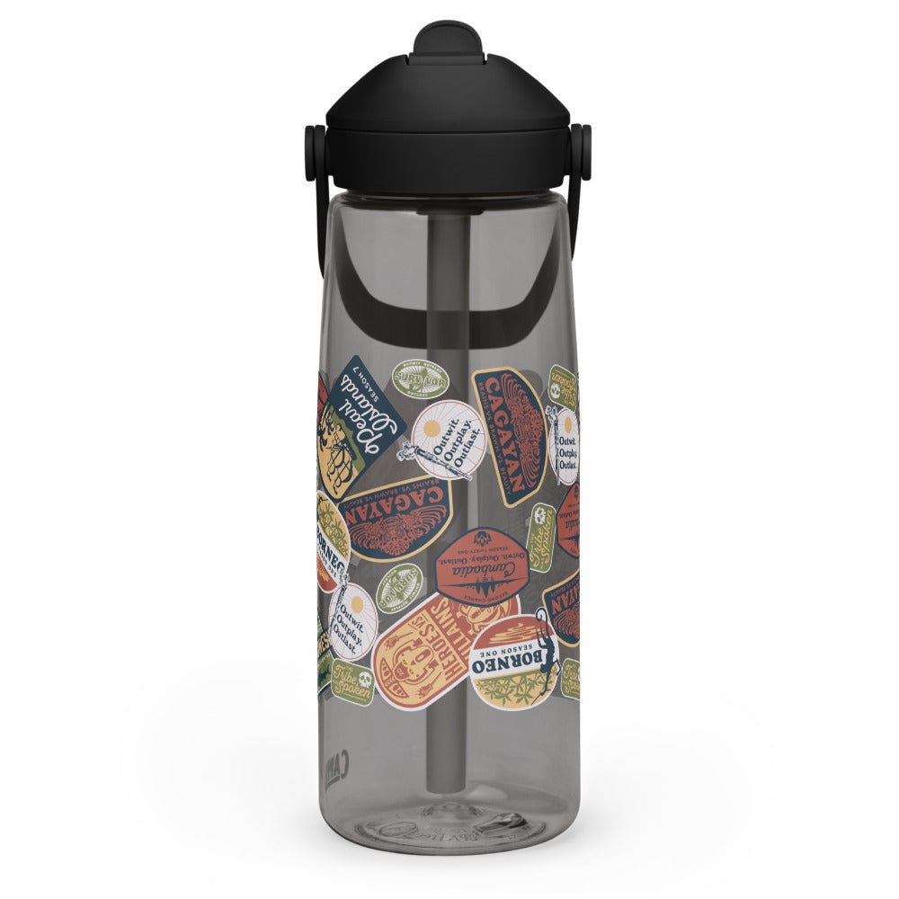 Survivor Fan Favorites Badge Flip Straw Water Bottle | CamelBak Thrive® - Paramount Shop