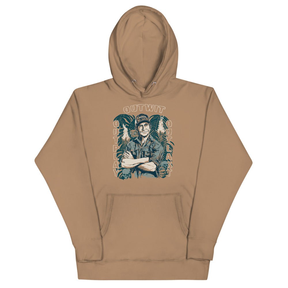 Survivor Hoodie Jeff Tribal Outwit. Outplay. Outlast.