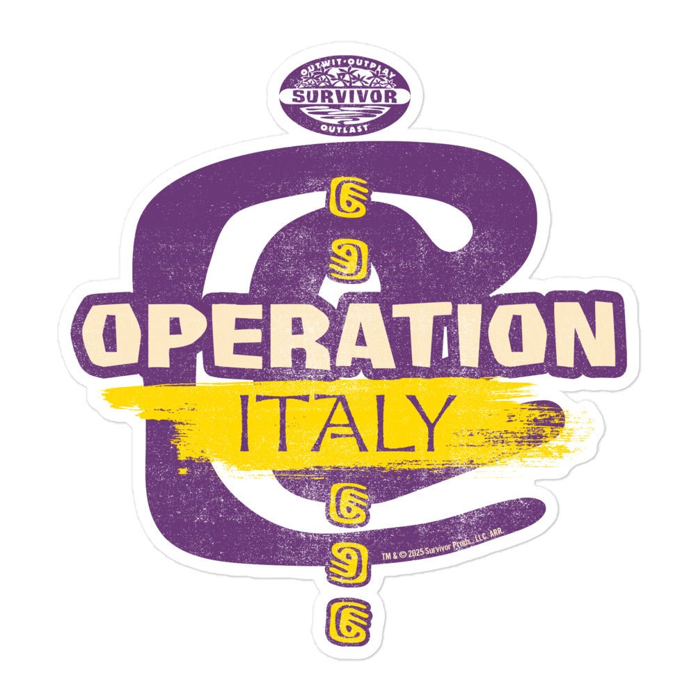 Survivor autocollant de l op ration italie paramount shop
