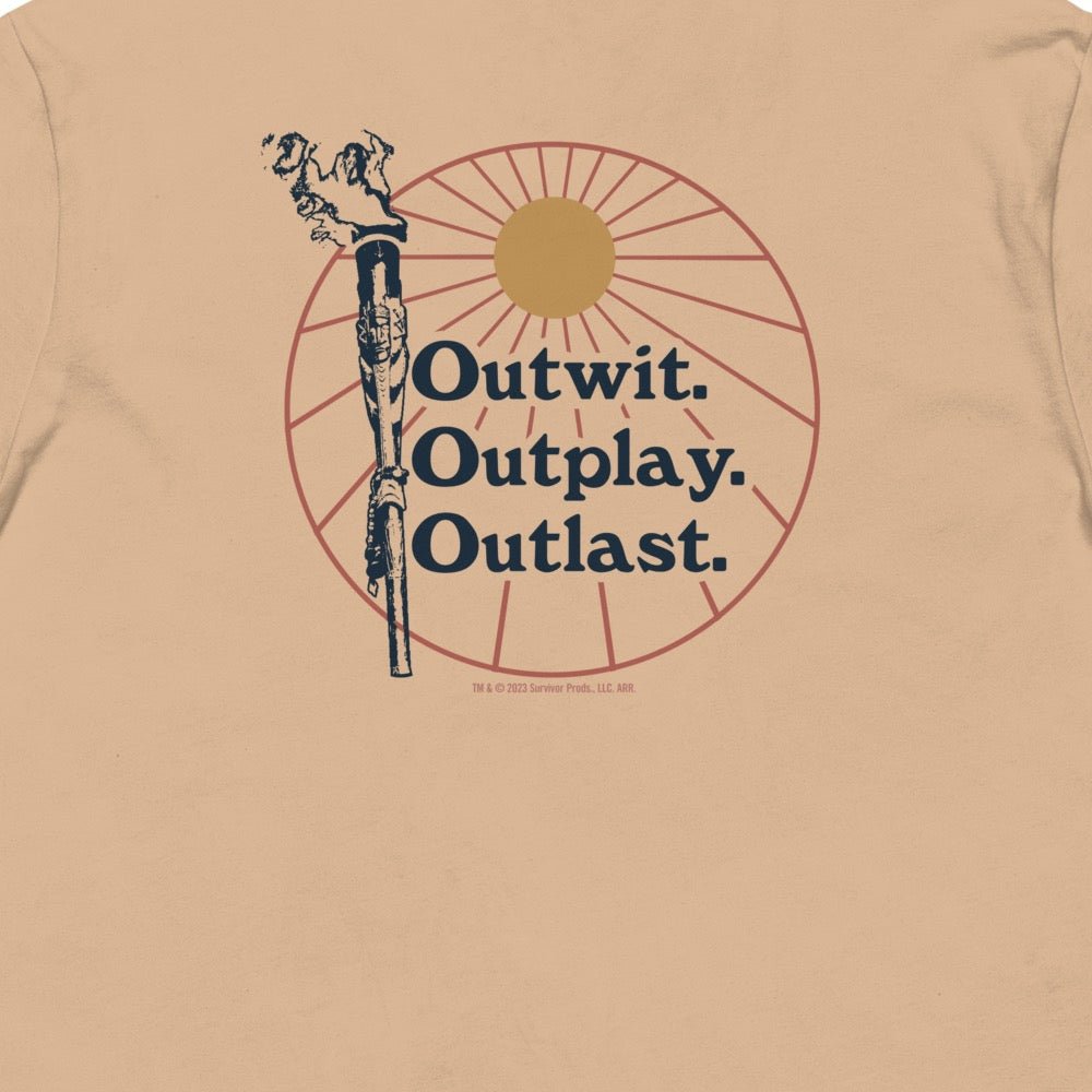 Survivor Outwit, Outplay, Outlast Torch T - Shirt - Paramount Shop