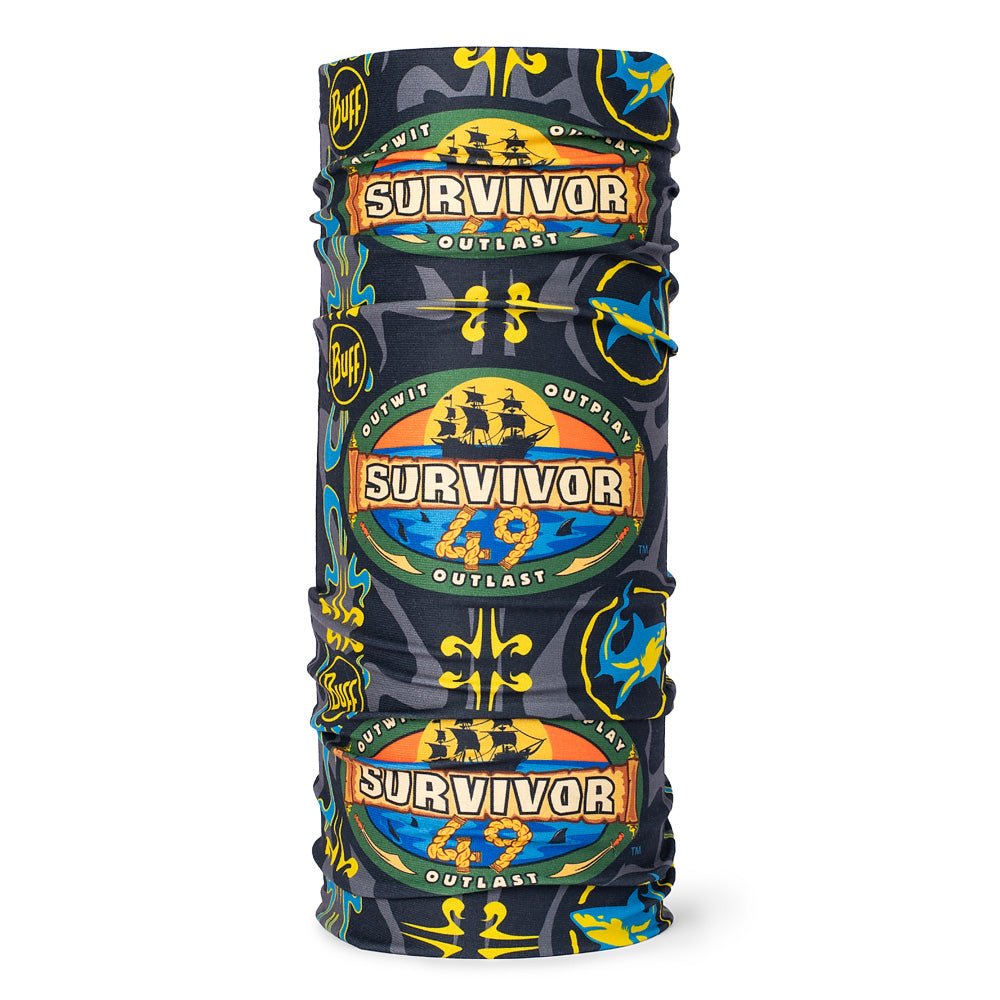Survivor Season 49 Black Merge Tribe BUFF® Headwear - Paramount Shop