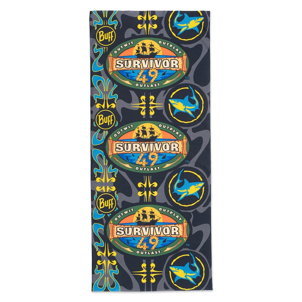 Survivor Season 49 Black Merge Tribe BUFF® Headwear - Paramount Shop