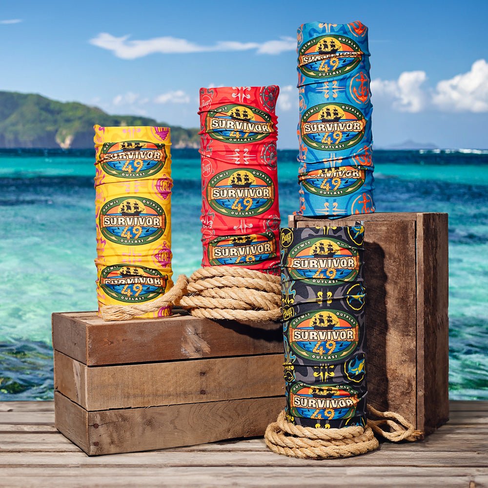 Survivor Season 49 Blue Kele Tribe BUFF® Headwear - Paramount Shop