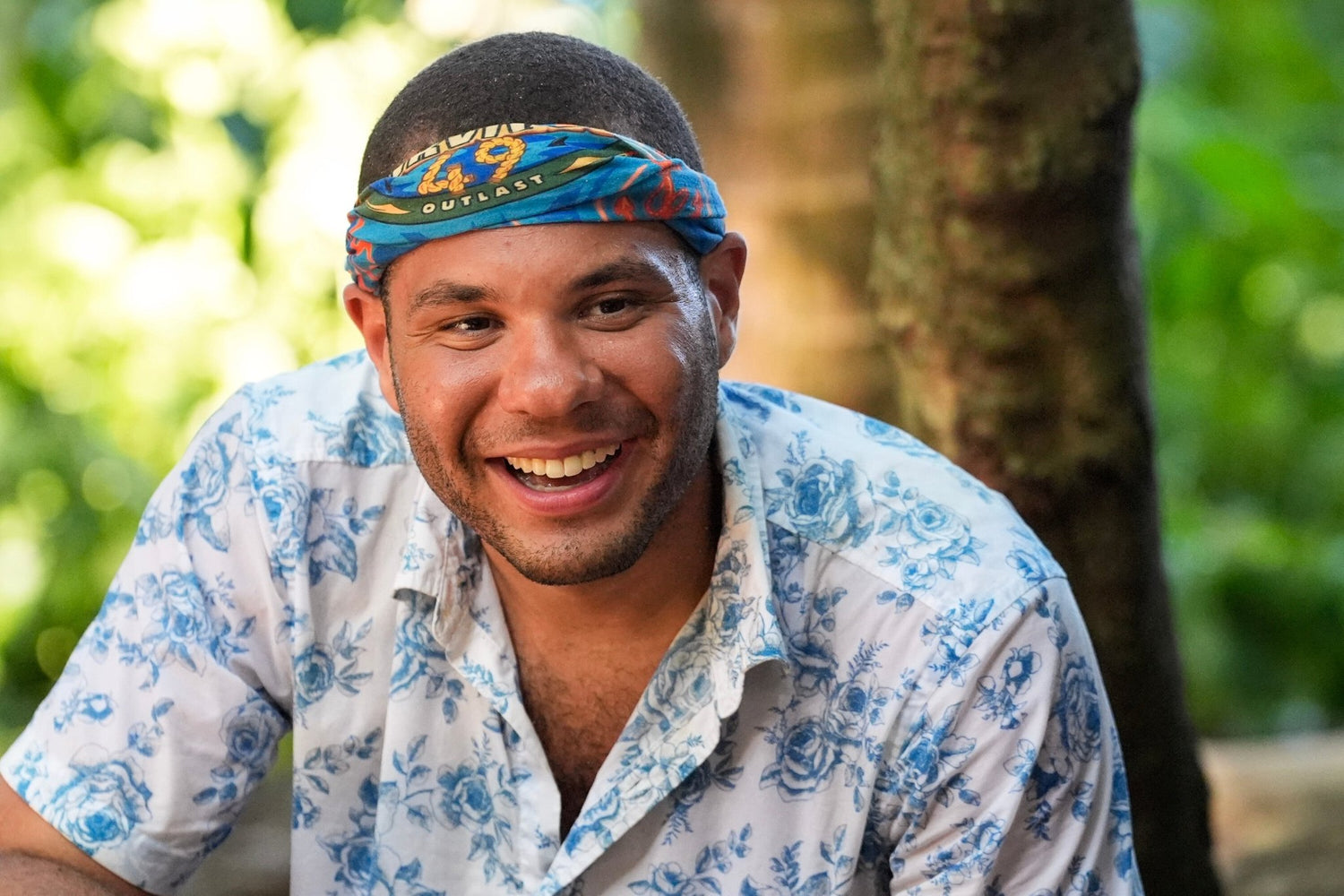 Survivor Season 49 Blue Kele Tribe BUFF® Headwear - Paramount Shop