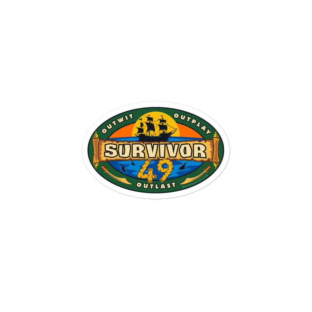 Survivor Season 49 Logo Sticker - Paramount Shop