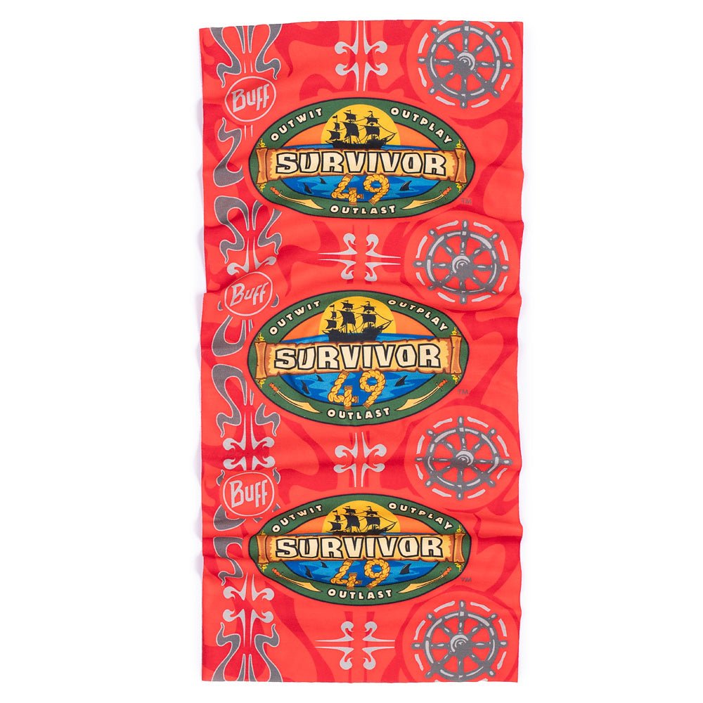 Survivor Season 49 Red Uli Tribe BUFF® Headwear - Paramount Shop
