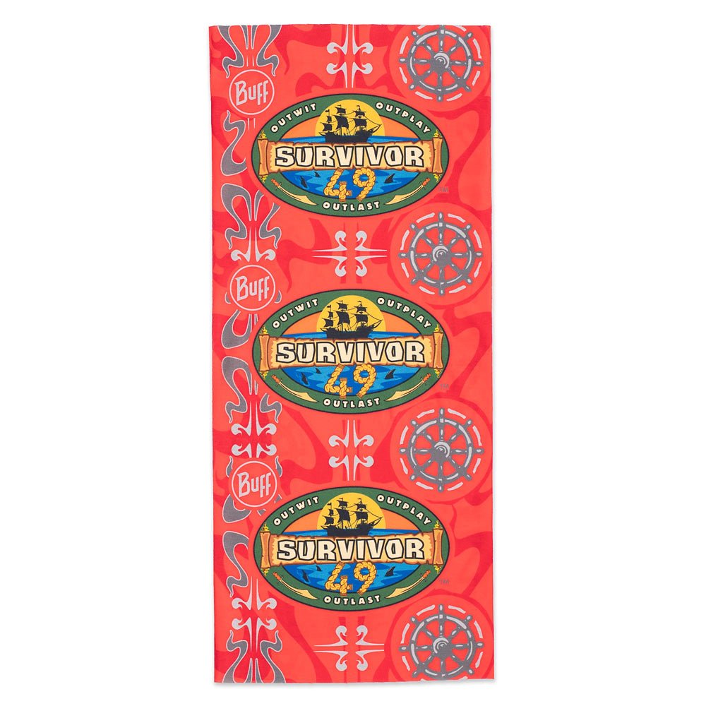 Survivor Season 49 Red Uli Tribe BUFF® Headwear - Paramount Shop