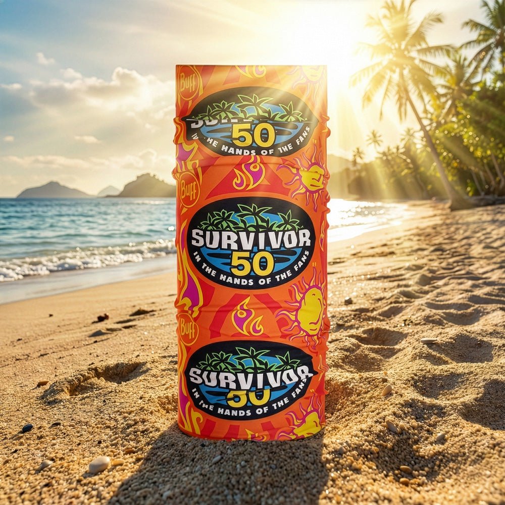Survivor Season 50 Orange Cila Tribe BUFF® Headwear - Paramount Shop