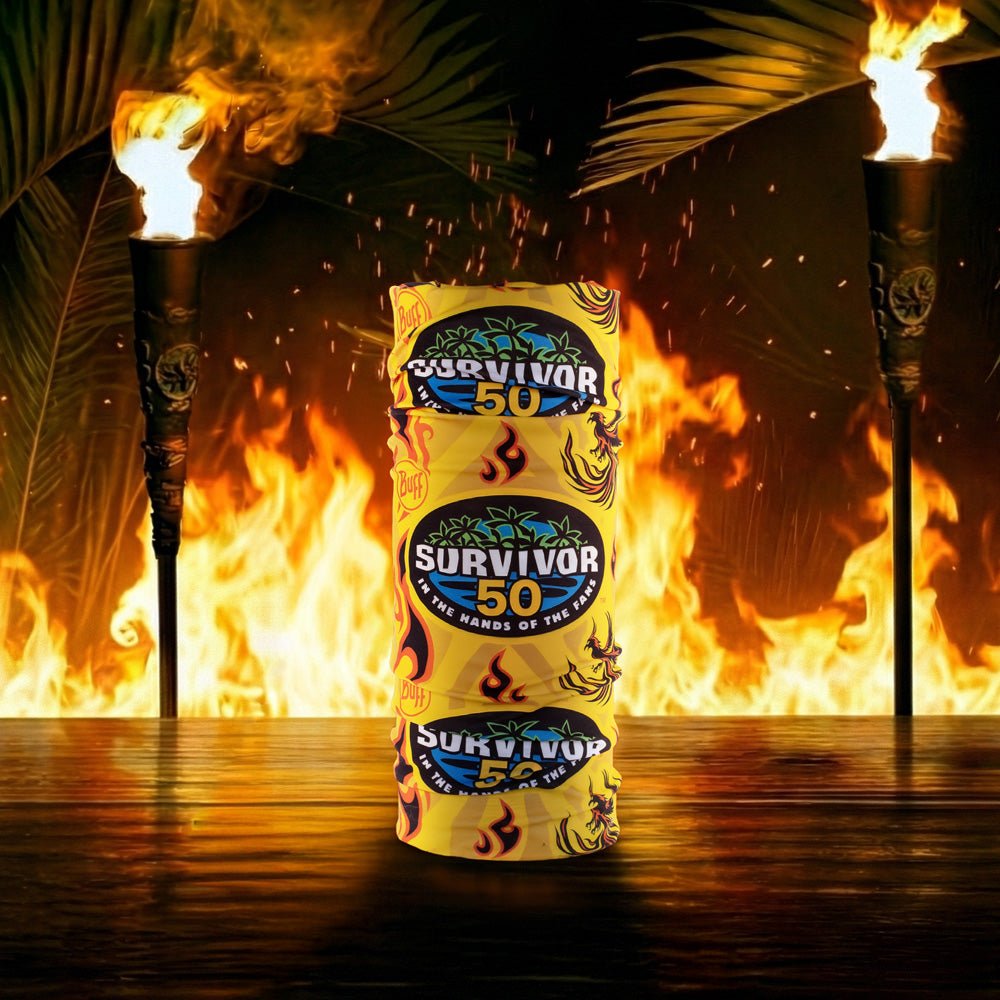 Survivor Season 50 Yellow Merge Tribe BUFF® Headwear - Paramount Shop