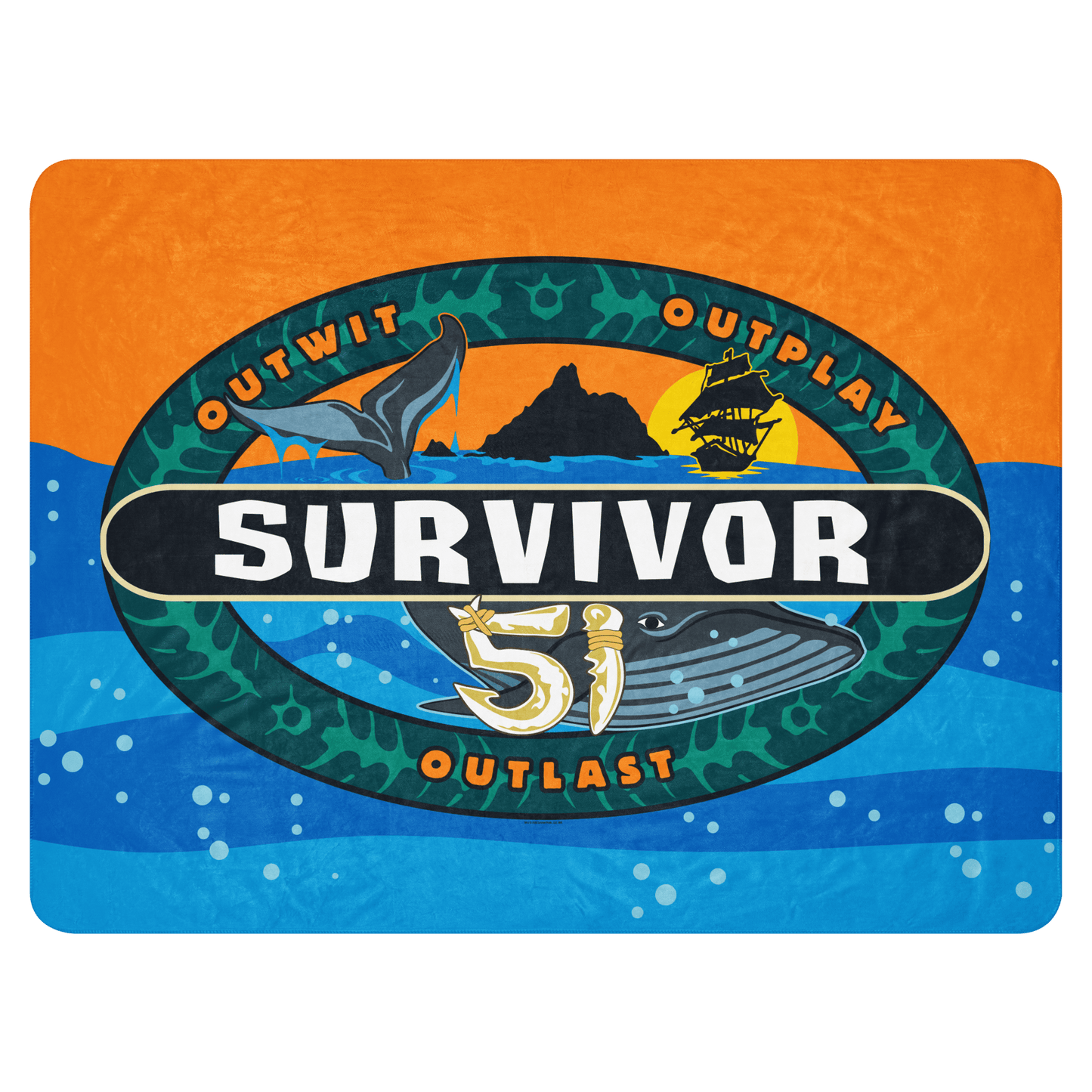 Survivor Sherpa Blanket Season 51 - Paramount Shop