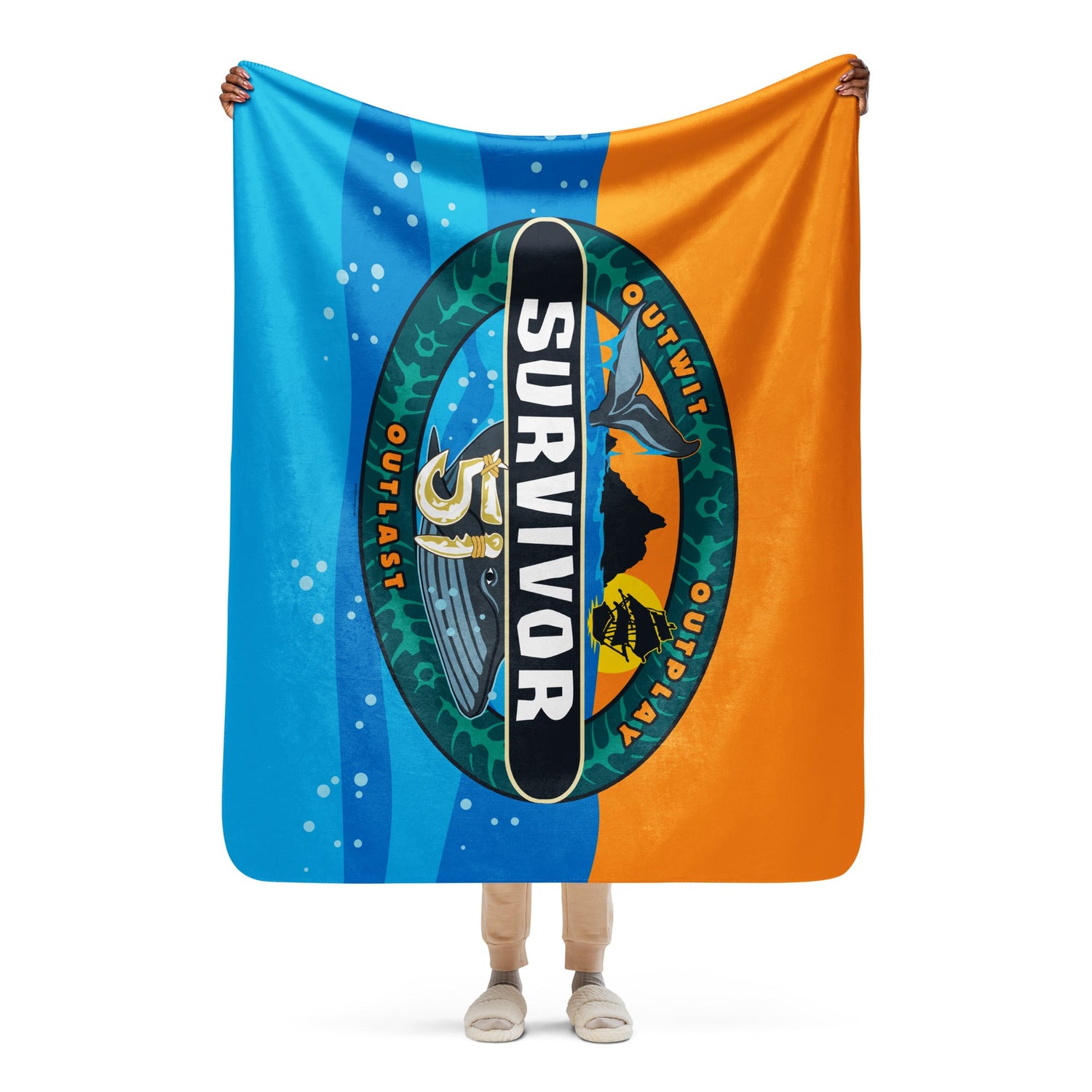 Survivor Sherpa Blanket Season 51 - Paramount Shop