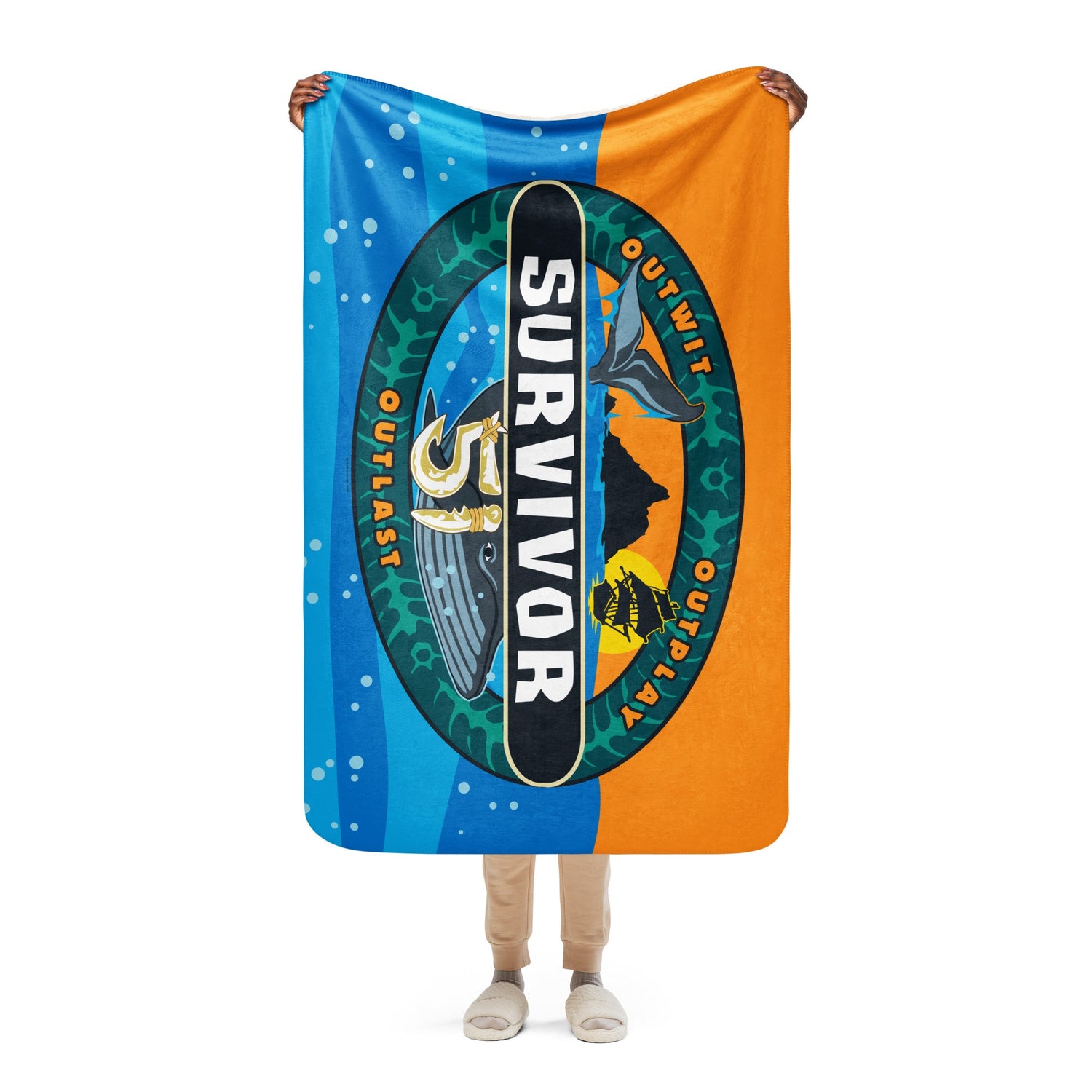 Survivor Sherpa Blanket Season 51 - Paramount Shop