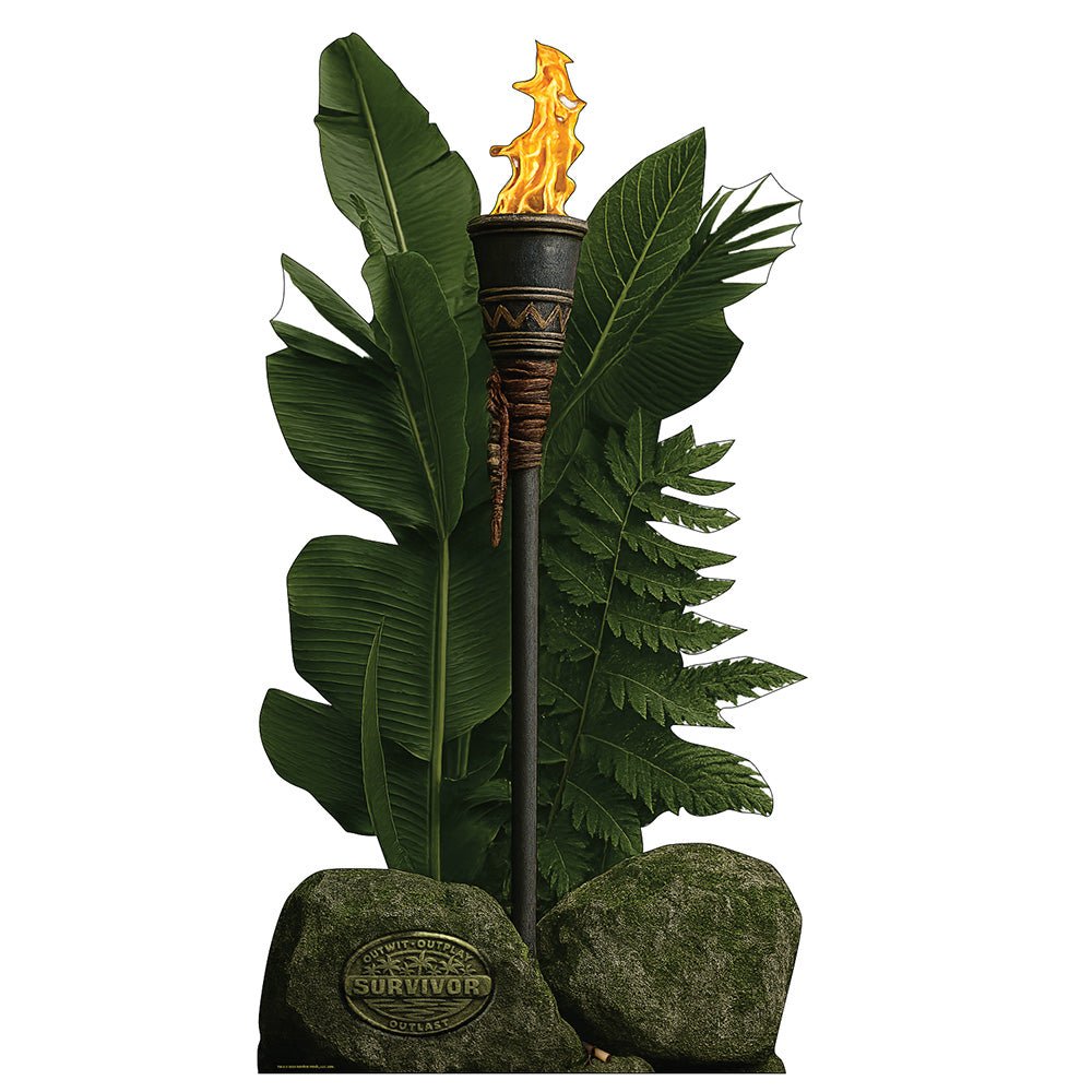 Survivor Single Tiki Torch Cardboard Cutout Standee - Paramount Shop