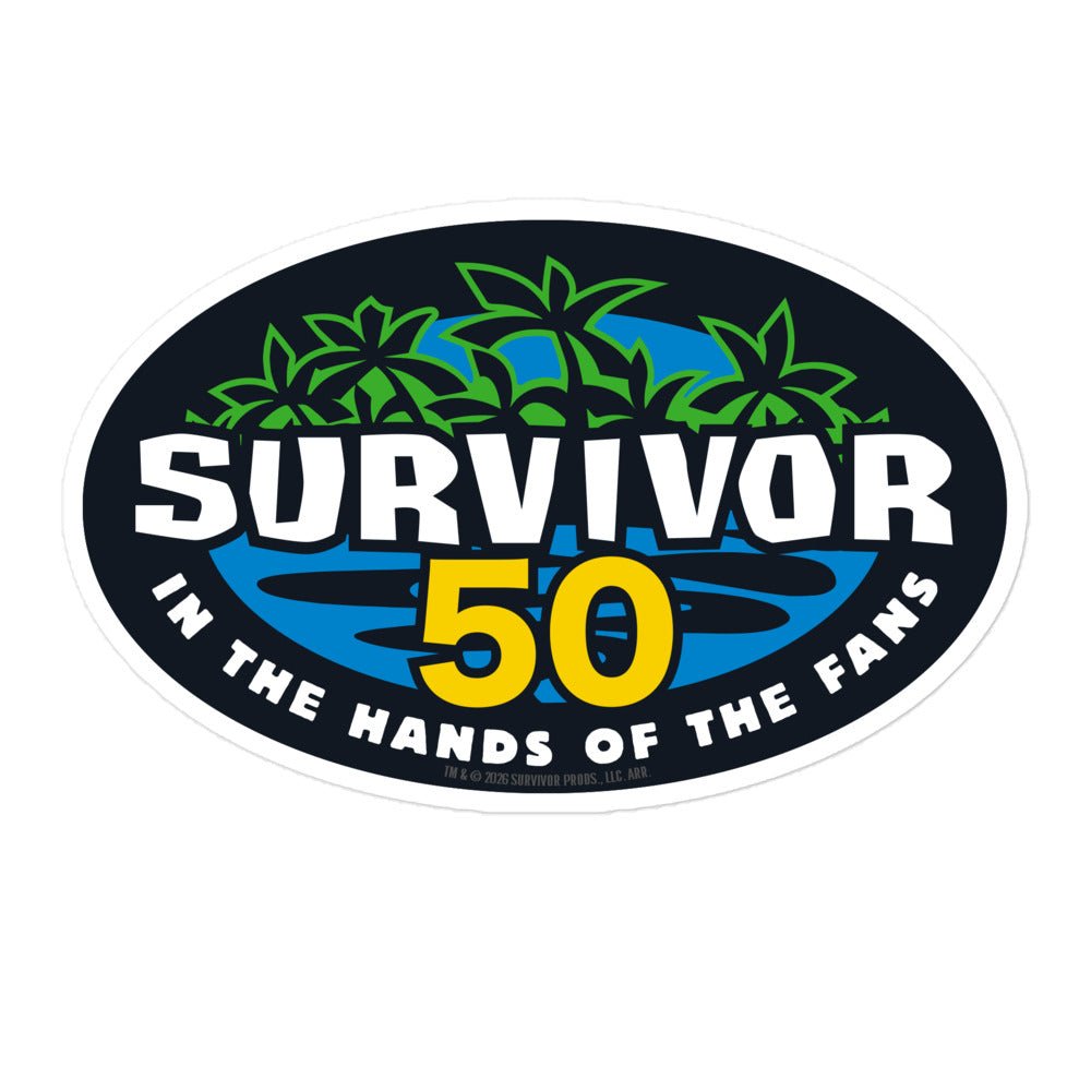 Survivor Sticker Season 50 - Paramount Shop