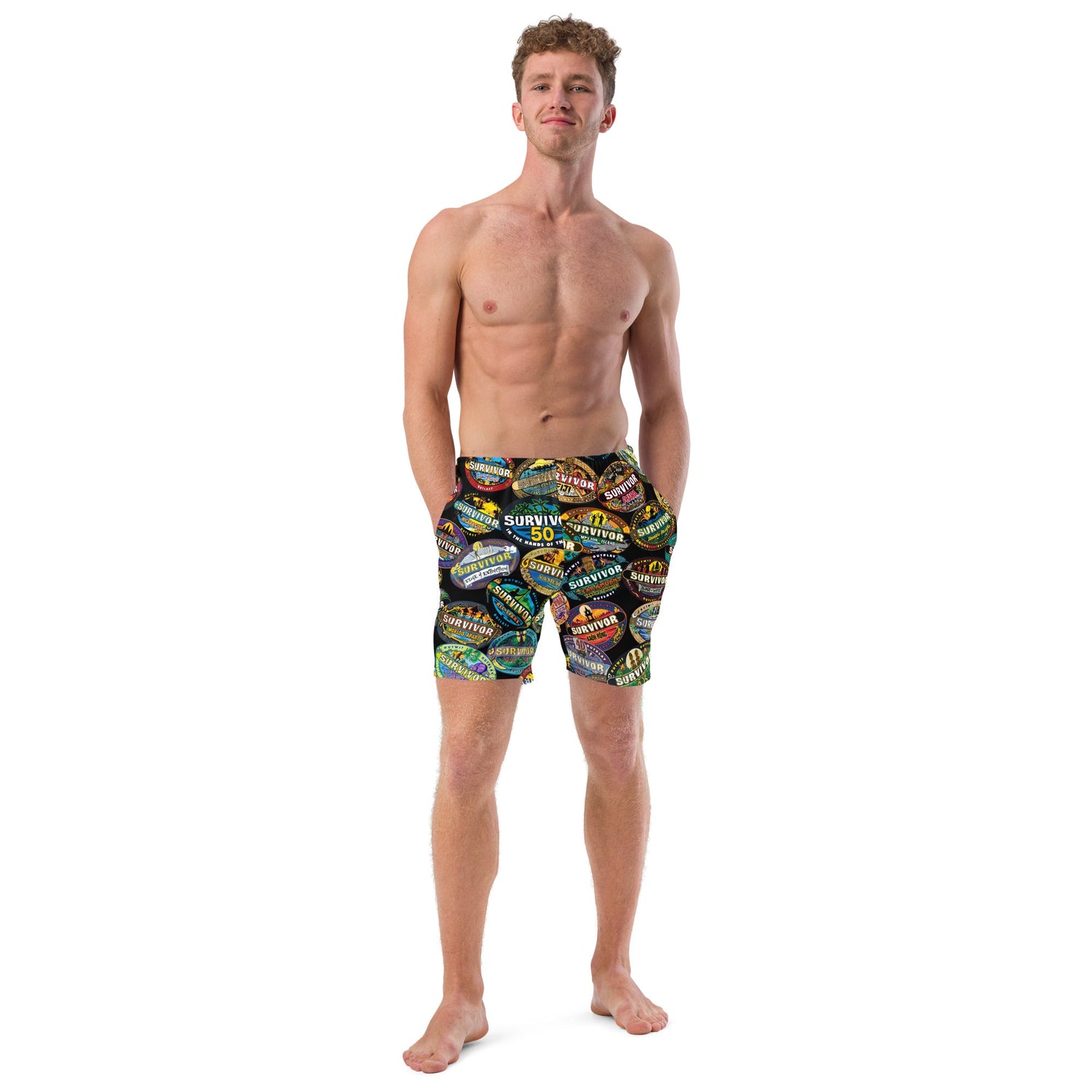 Survivor Swim Trunks Logo Toss - Paramount Shop