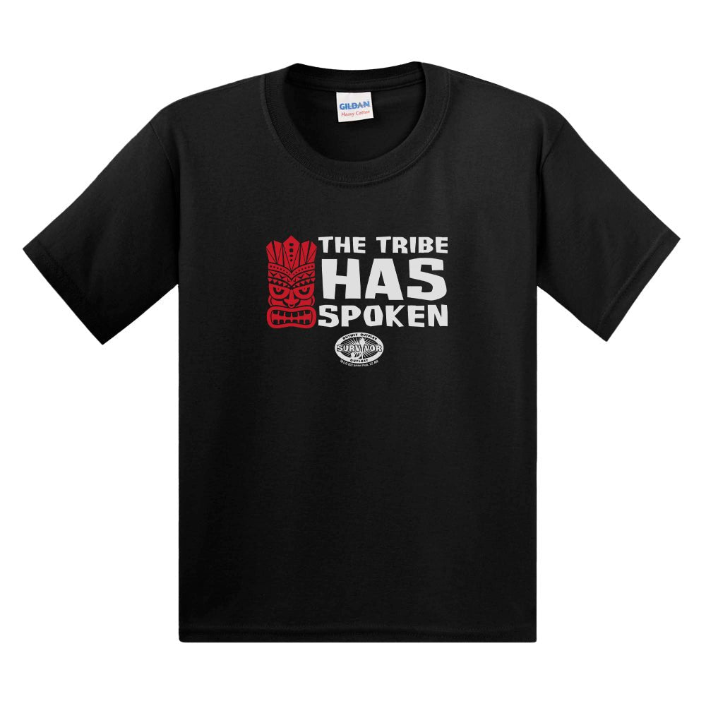 Survivor The Tiki Has Spoken Kid's Short Sleeve T - Shirt - Paramount Shop