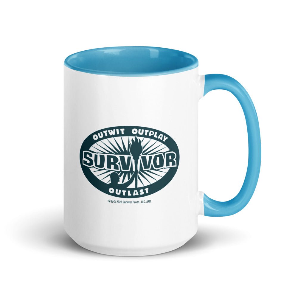 Survivor Two - Tone Mug Jeff Outwit. Outplay. Outlast. - Paramount Shop