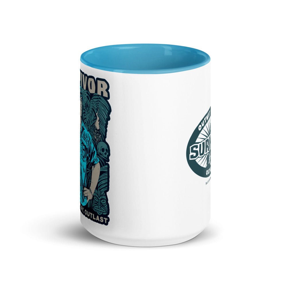 Survivor Two - Tone Mug Jeff Outwit. Outplay. Outlast. - Paramount Shop