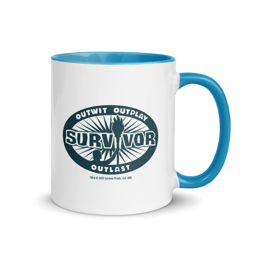 Survivor Two - Tone Mug Jeff Outwit. Outplay. Outlast. - Paramount Shop