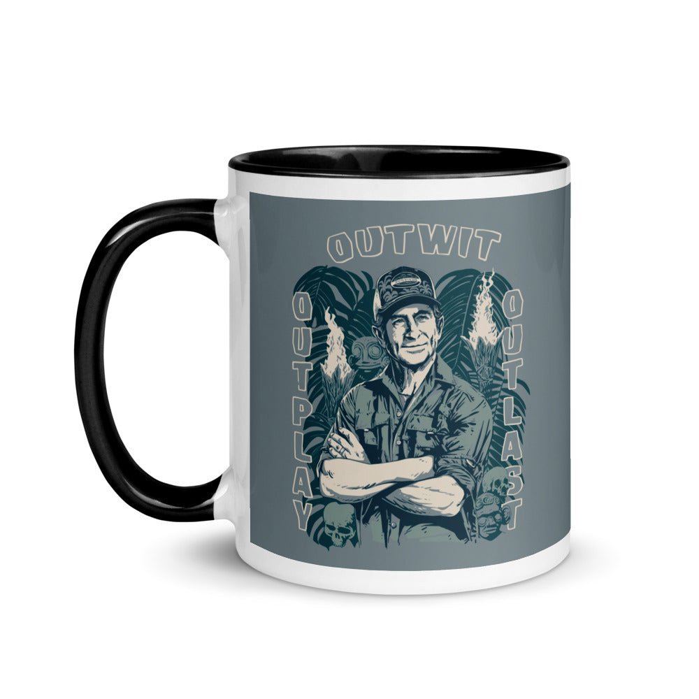 Survivor Two - Tone Mug Jeff Tribal Outwit. Outplay. Outlast. - Paramount Shop