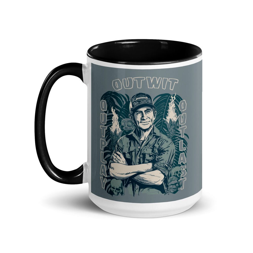 Survivor Two - Tone Mug Jeff Tribal Outwit. Outplay. Outlast. - Paramount Shop