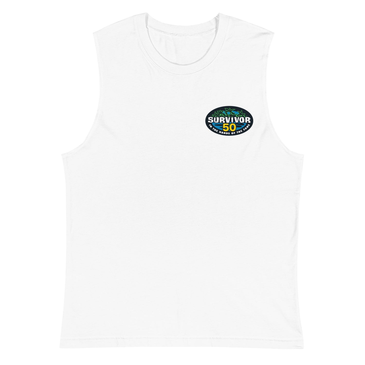 Survivor Unisex Muscle Tank 50 Seasons Logo - Paramount Shop