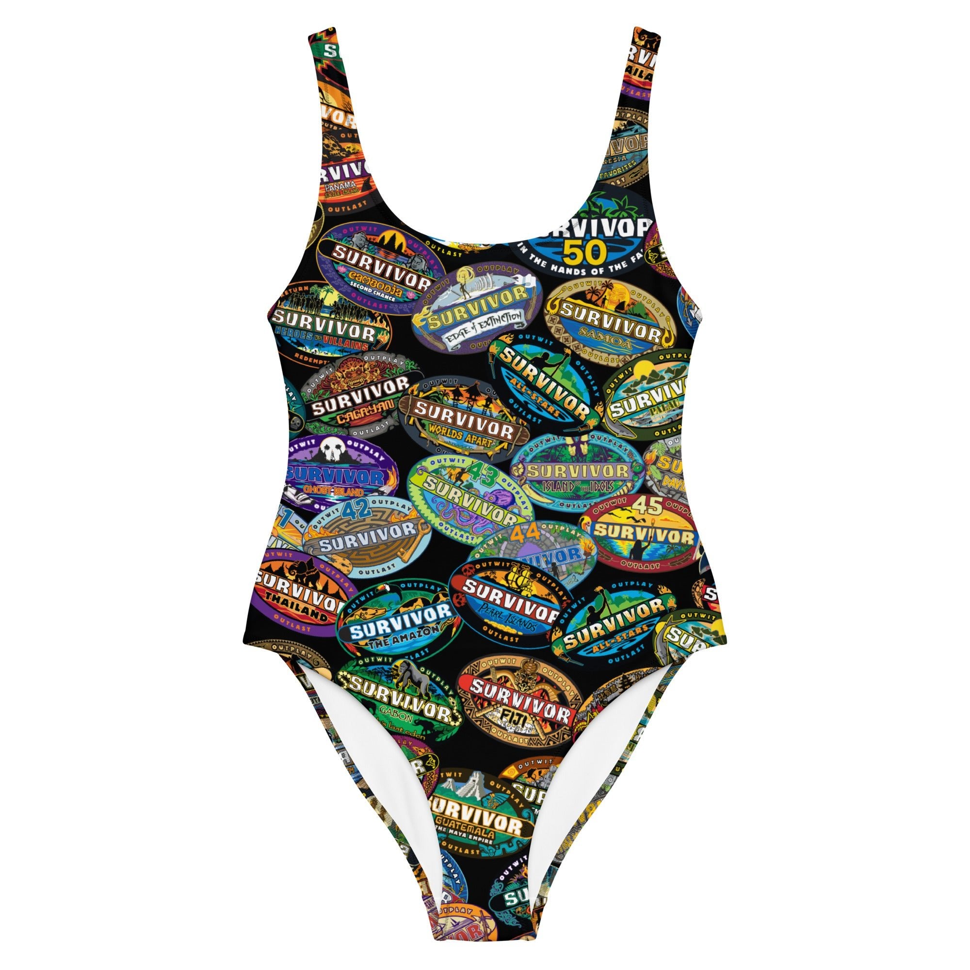Survivor Women’s One-Piece Swimsuit Logo Toss
