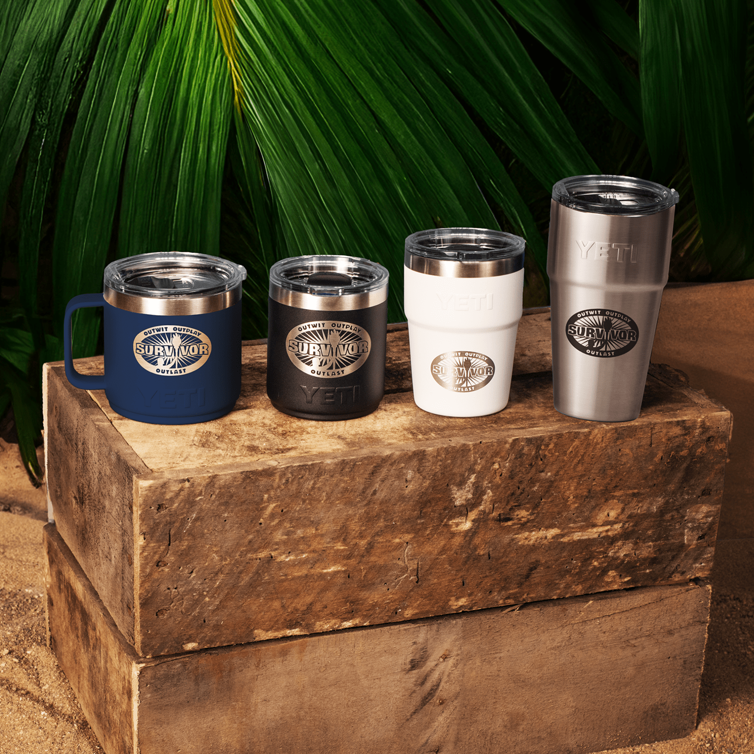 Survivor Yeti® Rambler 10oz Stackable Lowball with Lid – Paramount Survivor Yeti® Rambler 10oz Stackable Lowball with Lid – Paramount