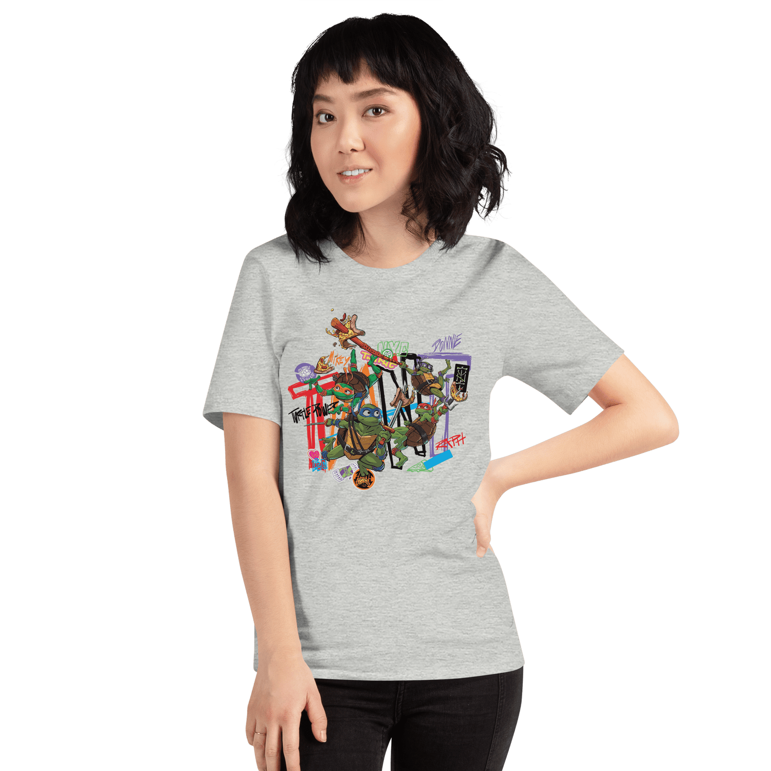 Teenage Mutant Ninja Turtles: Mutant Mayhem Turtle Power Adult Short Sleeve T - Shirt - Paramount Shop