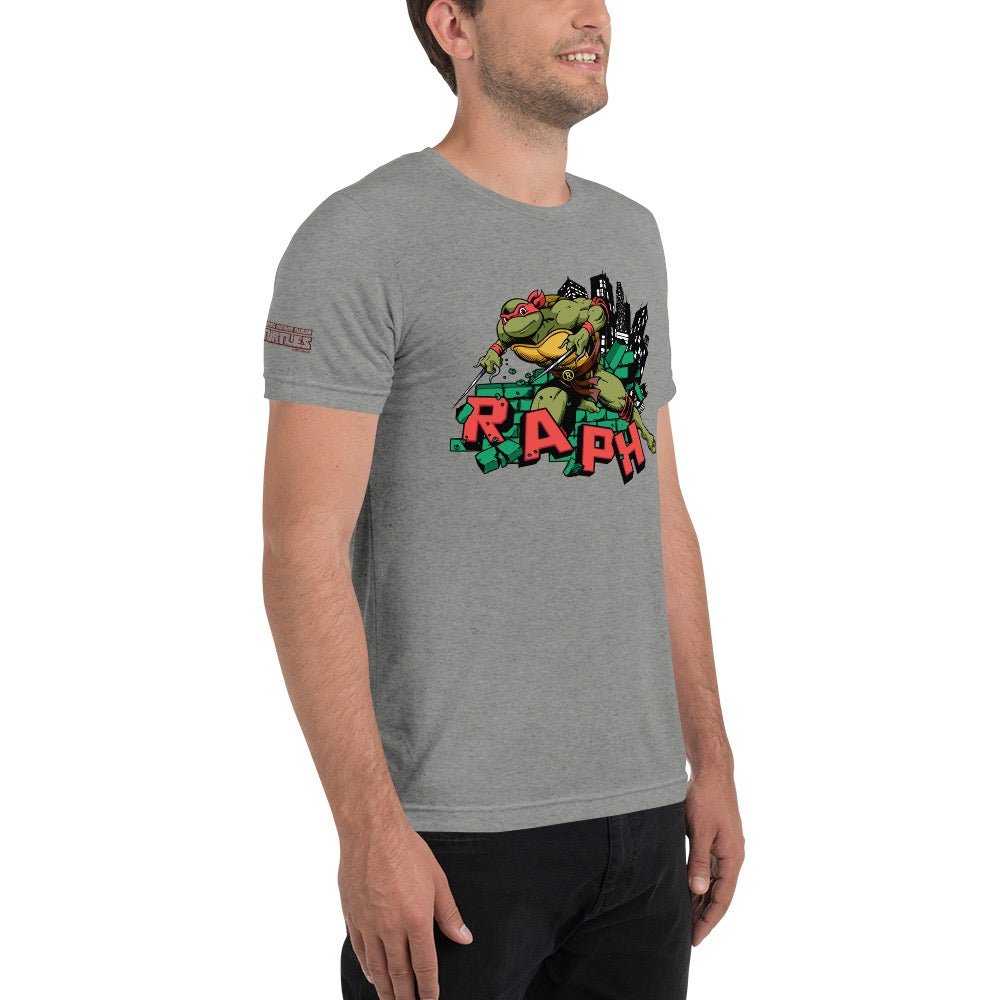 Teenage Mutant Ninja Turtles Raph Unisex Tri - Blend T - Shirt - Paramount Shop