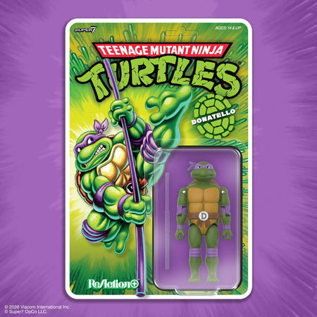 Teenage Mutant Ninja Turtles ReAction+ Wave 01 - Donatello - Paramount Shop