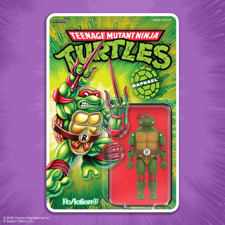 Teenage Mutant Ninja Turtles ReAction+ Wave 01 - Raphael - Paramount Shop