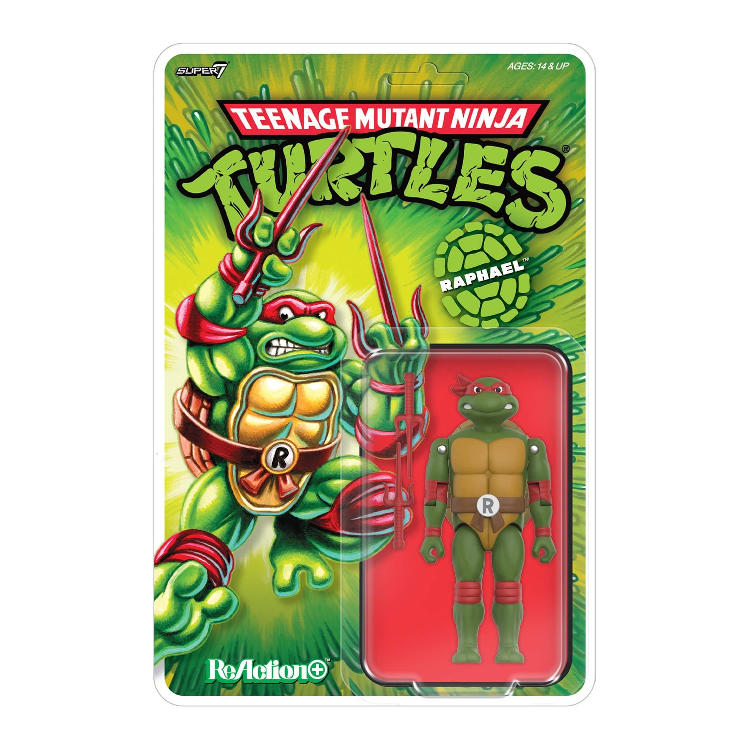 Teenage Mutant Ninja Turtles ReAction+ Wave 01 - Raphael - Paramount Shop